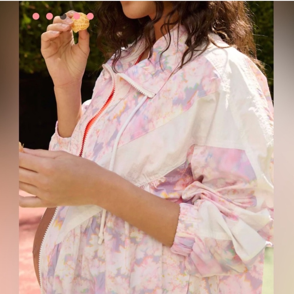 Free People x Hatch Under The Sun Maternity Zip Up - Picture 2 of 6